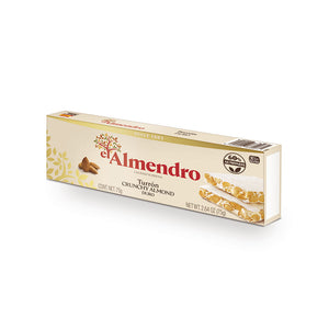 Turrón duro crunchy almond El Almendro - 75 g
