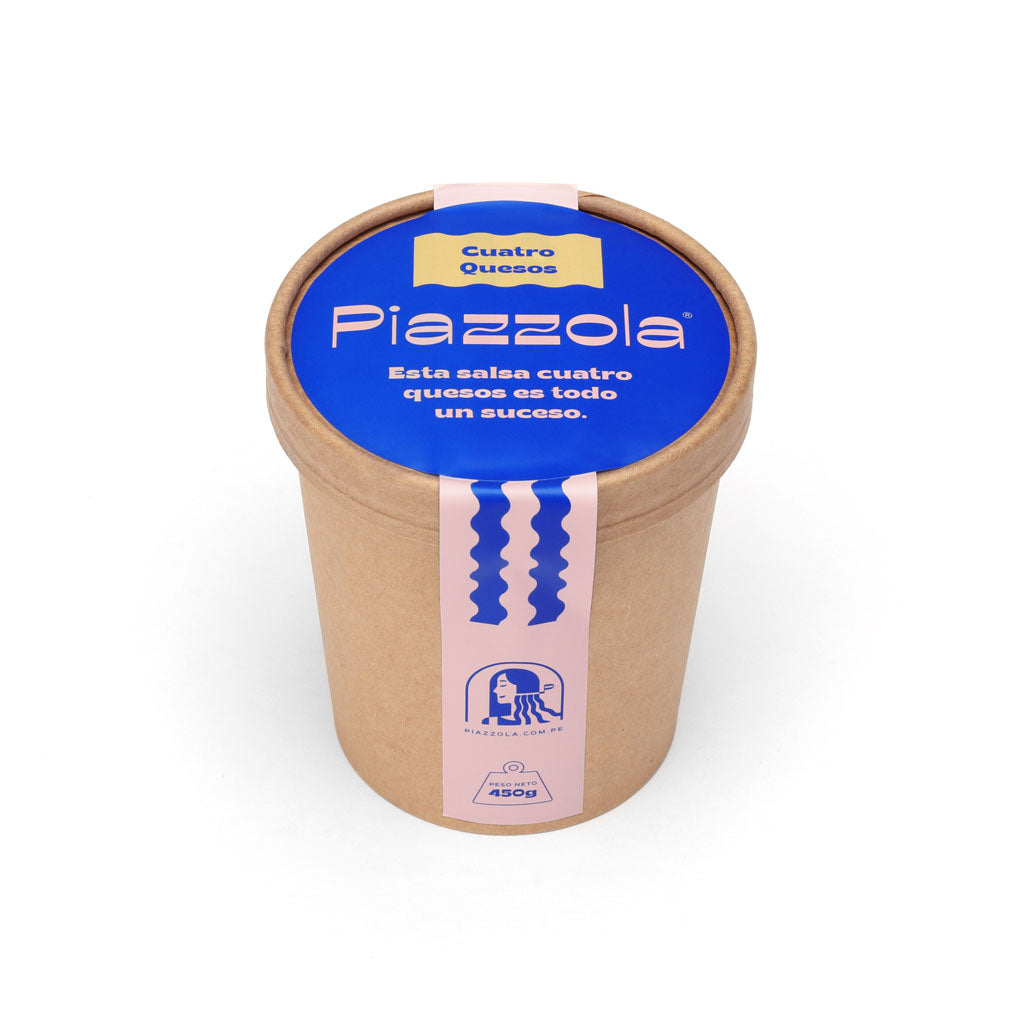 Salsa Cuatro Quesos - 450 g (3 porciones)