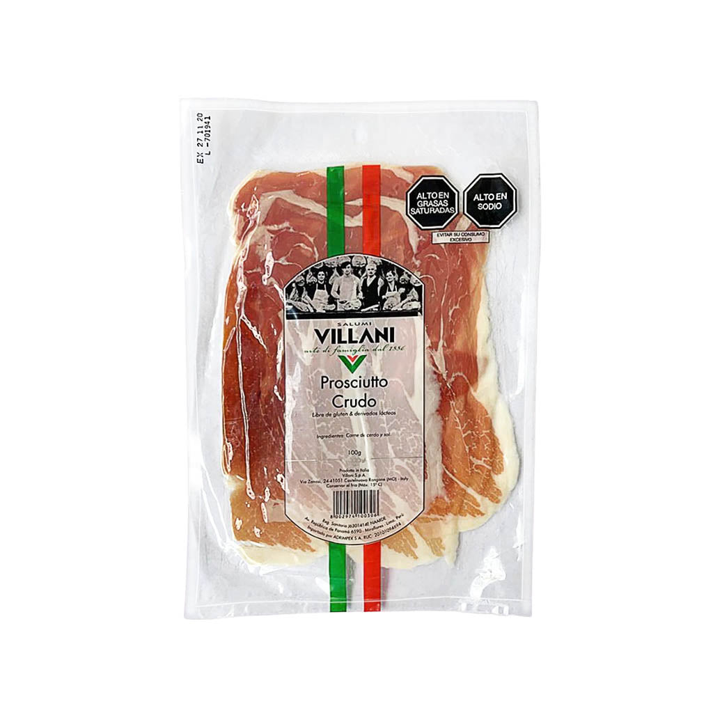 Prosciutto Crudo Villani - 100 g
